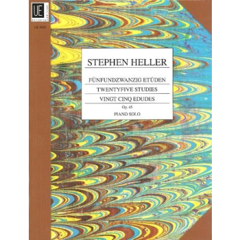 Twenty Five Studies 45, Piano Solo, S. Heller, Universal Edition